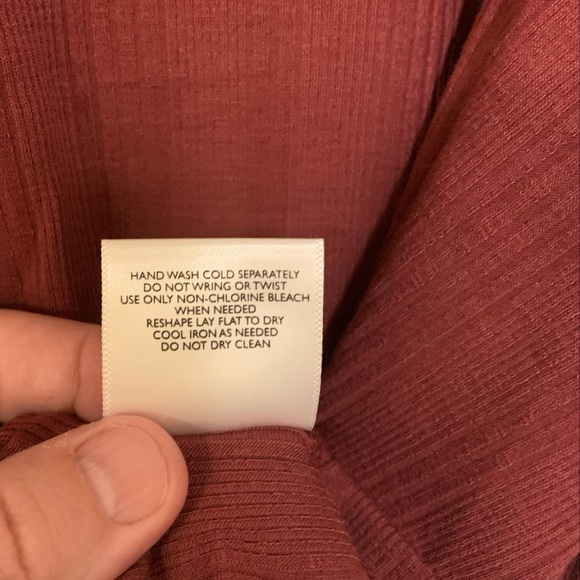 NEW ModCloth 4X One More Time Ribbed Polo Top, Short Sleeve, Burgundy Red - Picture 11 of 15